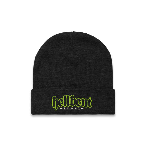 Toxic Green Gothic Beanie Thumbnail