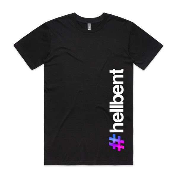 Hellbent Hashtag Logo T Shirt Thumbnail